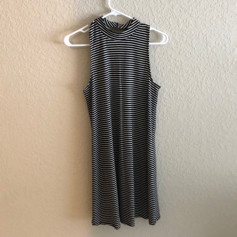 High neck dress